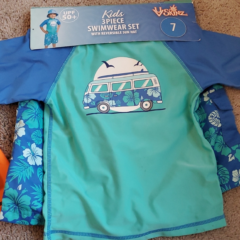 Kids Blue Swimwear Set